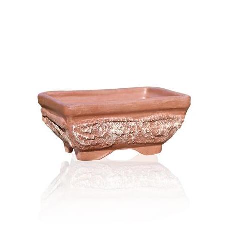 Dokulu Bonsai Saksısı (Kahverengi)